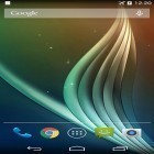 Outre le fond d'écran animé Fleurs de néon  pour Android téléchargez l'apk gratuit de screensaver Courbure.