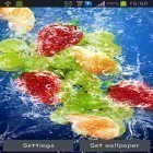 Outre le fond d'écran animé Galaxie  pour Android téléchargez l'apk gratuit de screensaver Fruits.