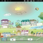 Téléchargez Ville dessinée   sur Android et d'autres fonds d'écran animés gratuits pour HTC Desire VT.