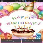 Outre le fond d'écran animé Cubetronix pour Android téléchargez l'apk gratuit de screensaver Bon anniversaire! .