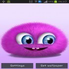 Outre le fond d'écran animé Style chromé   pour Android téléchargez l'apk gratuit de screensaver Boule peluchée rose .