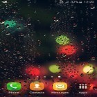 Outre le fond d'écran animé Fleurs pourpes  pour Android téléchargez l'apk gratuit de screensaver Pluie.