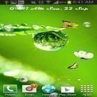 Outre le fond d'écran animé Paradis Andaman  pour Android téléchargez l'apk gratuit de screensaver Goutte de pluie .