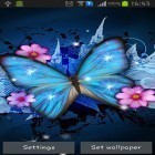 Outre le fond d'écran animé Aquarium avec les requins  pour Android téléchargez l'apk gratuit de screensaver Papillons brillants .