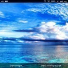 Outre le fond d'écran animé Paysage forestier pour Android téléchargez l'apk gratuit de screensaver Ciel et mer .