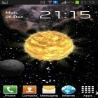 Outre le fond d'écran animé Ourson Teddy: Amour 3D  pour Android téléchargez l'apk gratuit de screensaver Système solaire 3D.