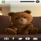 Outre le fond d'écran animé Roses irisées   pour Android téléchargez l'apk gratuit de screensaver Ted parlant .