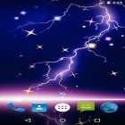 Outre le fond d'écran animé Lumière de lune  pour Android téléchargez l'apk gratuit de screensaver Orage.