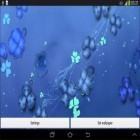 Outre le fond d'écran animé Nuit florissante  pour Android téléchargez l'apk gratuit de screensaver Eau.