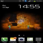 Outre le fond d'écran animé Cerisiers en fleurs  pour Android téléchargez l'apk gratuit de screensaver Mine de zombis.