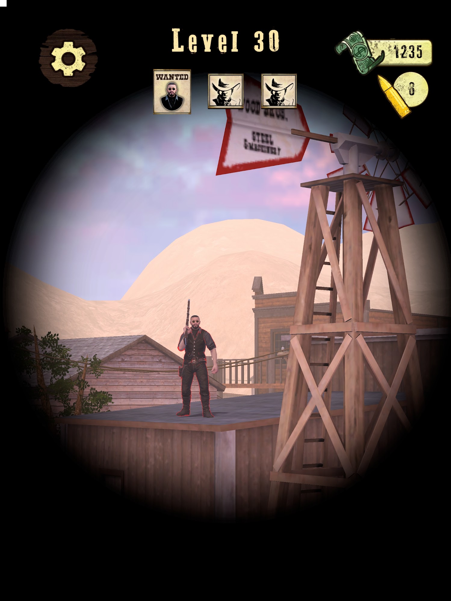 Télécharger Wild West Sniper: Cowboy War pour Android gratuit.
