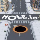 Avec le jeu les Terres Paumées. La Ville des Ombres pour Android téléchargez gratuitement Hole.io sur le portable ou la tablette.
