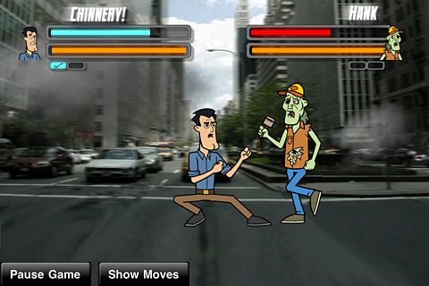 Combattants de rue contre les zombis